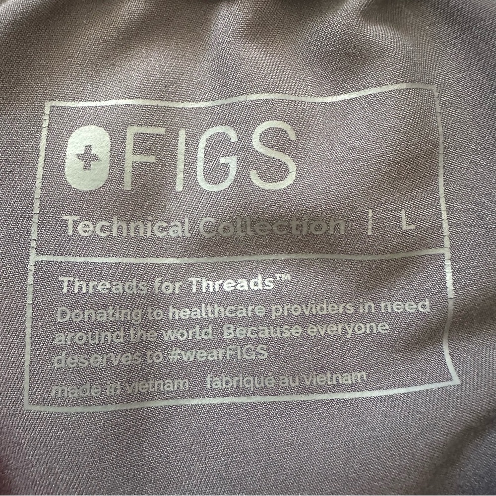 Figs Scrub Pants Zamora Jogger Technical Collection W20SW2028 Charcoal Gray Sz L - Picture 8 of 12